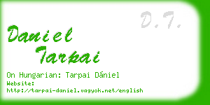 daniel tarpai business card